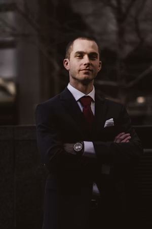 Portrait of a financial professional